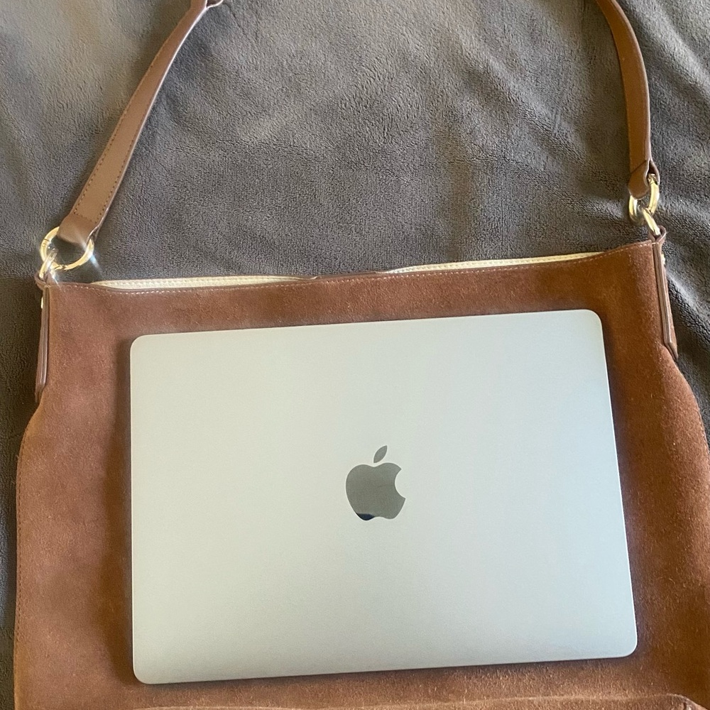 SOLD Banana Republic Brown Suede Shoulder Bag